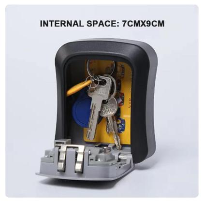 Imagem de Cadeado Caixa Segredo Cofre Parede Guarda Chaves Objetos