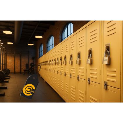 Imagem de Cadeado Chave Atomica 45MM Fechadura Ati-mixa Para Armario Vitrine Corrente