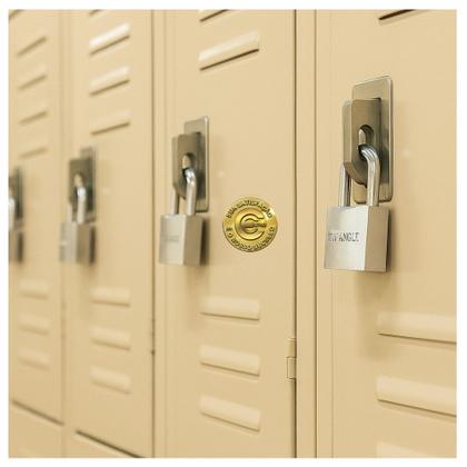 Imagem de Cadeado Chave Atomica 45MM Fechadura Ati-mixa Para Armario Vitrine Corrente