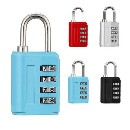 Imagem de Cadeado Colorido Combinação Numétrica Bloqueio Por Senha Proteção Armários Bagagens