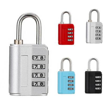 Imagem de Cadeado Colorido Combinação Numétrica Bloqueio Por Senha Proteção Armários Bagagens