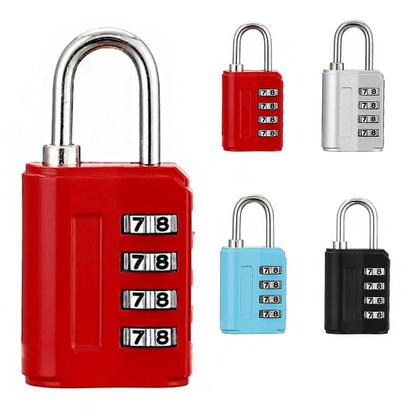 Imagem de Cadeado Colorido Combinação Numétrica Bloqueio Por Senha Proteção Armários Bagagens