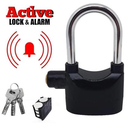 Imagem de Cadeado Com Alarme Antifurto Prova De Água Luatek