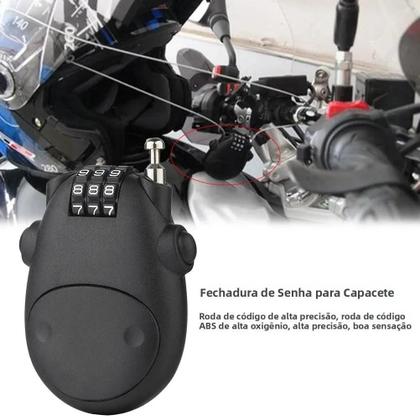 Imagem de Cadeado De Cabo De Aço De Alta Precisão Para Bicicleta, Cabo Telescópico Com Código E Senha Para
