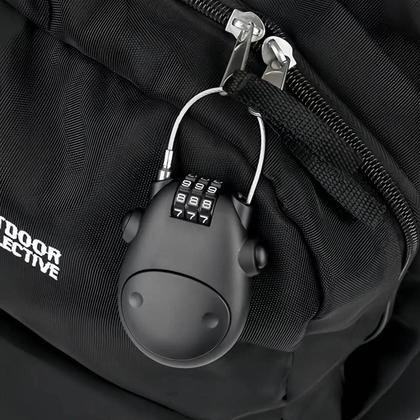 Imagem de Cadeado De Cabo De Aço De Alta Precisão Para Bicicleta, Cabo Telescópico Com Código E Senha Para