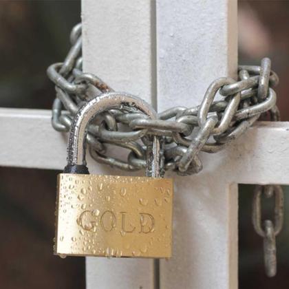 Imagem de Cadeado Gold Latão Linha Yale 50MM Trava Dupla Anti micha