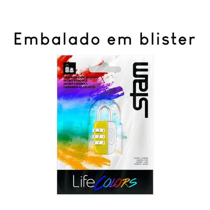 Imagem de Cadeado Malas Mochila Armário Porta Viagem Segredo Stam 20mm