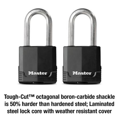 Imagem de Cadeado Master Lock M515XTLH Heavy Duty, pacote com 2 chaves