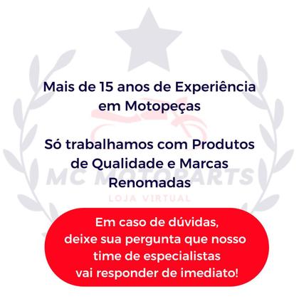 Imagem de Cadeado Mesa do Guidão Mod Twister p/ Bros 125/150/160 Preto
