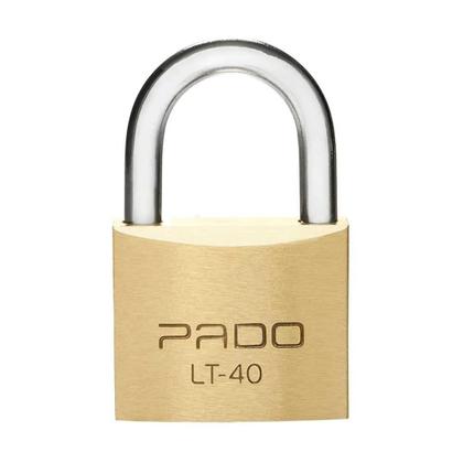 Imagem de Cadeado Pado Lt 40 Latão Para Portões Armários Cor Dourado