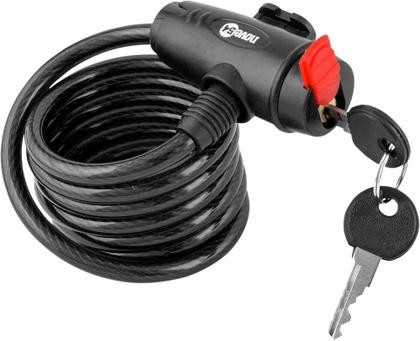 Cadeado Para Bicicleta 150Cm Com Chave Nove54 Imagem de Cadeado Para Bicicleta 150Cm Com Chave Nove54