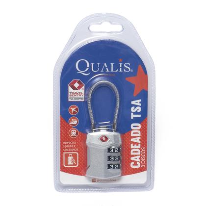 Imagem de Cadeado Para Mala Viagem Flexivel Com Segredo Numérico TSA