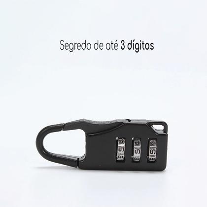 Imagem de Cadeado Senha Segredo Codigo 21mm Para Armario Malas Bolsa