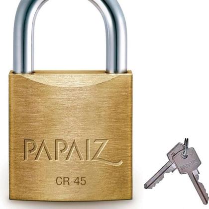 Imagem de Cadeado Standard Latão CR 45 Mesmo Secredo PAPAIZ