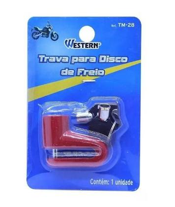 Imagem de Cadeado Trava Para Disco Freio Moto Antifurto Universal