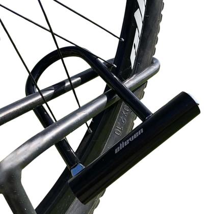 Imagem de Cadeado ULock Elleven 21x14cm Aço Reforçado Antifurto Bike Bicicleta Trava com Chave Alta Segurança Resistente
