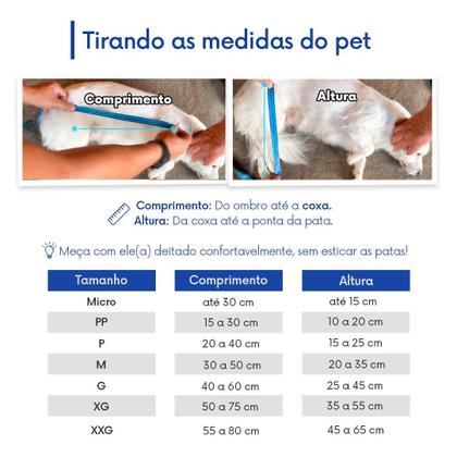Imagem de Cadeira 2 Rodas Cachorro Colete Paraplégico Deficiente Idoso