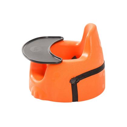 Imagem de Cadeira Alimentação Portátil Tutti Baby Sauro Com Cinto Bandeja Removível Lavável 15kg Laranja