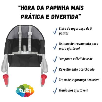 Imagem de Cadeira Alimentação Refeição De Encaixe Portatil P/ Bebê