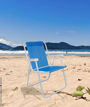 Imagem de Cadeira Alta Aço 110kg  Estrutura Resistente e Compacta