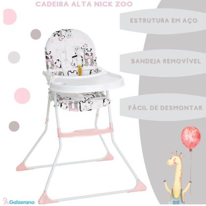 Imagem de Cadeira alta nick zoo - galzerano