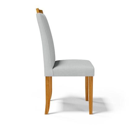 Imagem de Cadeira Ana Madeira Maciça Estofada Para Mesa De Jantar