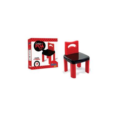Imagem de Cadeira Anatômica E Confortável Infantil Poa Red R304 Simotoys