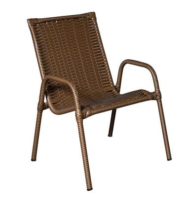 Imagem de Cadeira Area, Jardim, Quintal Cor Bronze - Kit 4 Peças