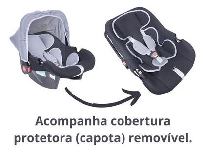 Imagem de Cadeira Assento Infantil Para Carro Bebê Conforto Preto Auto