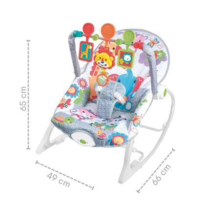Imagem de Cadeira Balanço Descanso do Bebê 18kg Música Cinto Ajustável