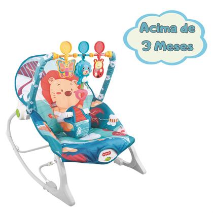 Imagem de Cadeira Balanço Descanso do Bebê 18kg Música Cinto Ajustável