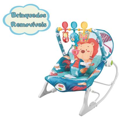 Imagem de Cadeira Balanço Descanso do Bebê 18kg Música Cinto Ajustável