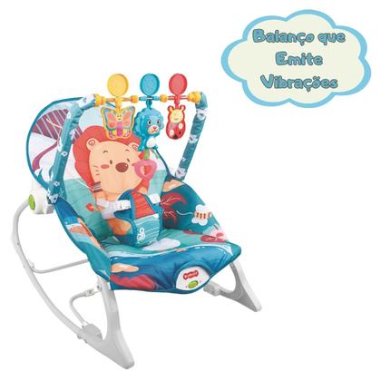 Imagem de Cadeira Balanço Descanso do Bebê 18kg Música Cinto Ajustável