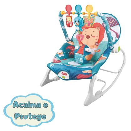 Imagem de Cadeira Balanço Descanso do Bebê 18kg Música Cinto Ajustável