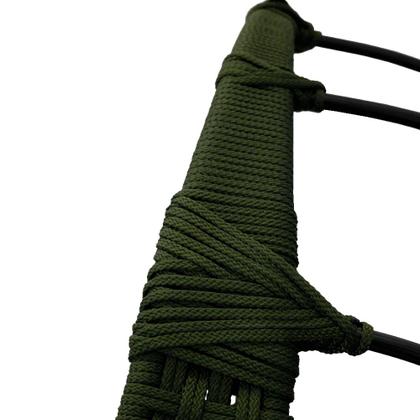 Imagem de Cadeira Balanço Ninho Suspenso em Corda Náutica Luxo com Suporte