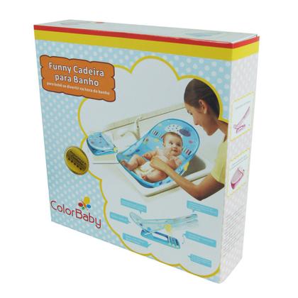Imagem de Cadeira Banheira Infantil Bebê 9Kg Recém Nascido Baby Azul