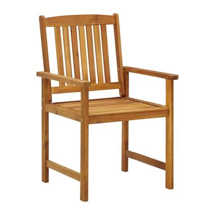 Imagem de Cadeira Benzara Blaire Outdoor, conjunto de 2 madeiras verdes e marrons