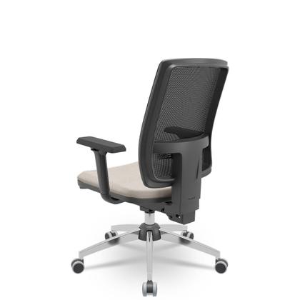 Imagem de Cadeira Brizza Tela 3D Backplax Cromada Sem Apoio Poli Fendi