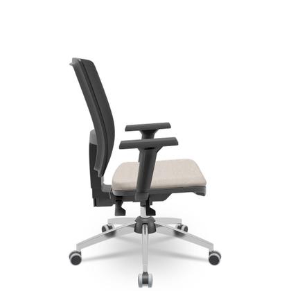 Imagem de Cadeira Brizza Tela 3D Backplax Cromada Sem Apoio Poli Fendi