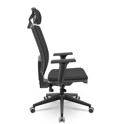 Imagem de Cadeira Brizza Tela 3D BackPlax Piramidal Com Apoio NR17 Plax