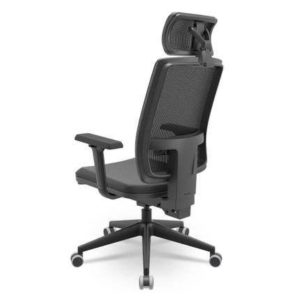 Imagem de Cadeira Brizza Tela 3D BackPlax Piramidal Com Apoio NR17 Plax