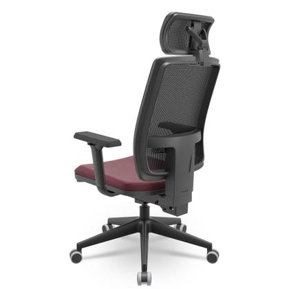 Imagem de Cadeira Brizza Tela 3D BackPlax Piramidal Com Apoio NR17 Plax