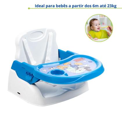 Imagem de Cadeira Cadeirinha Alimentação Mickey Bebê Mesa Portátil Papinha Refeição Disney Styll Baby