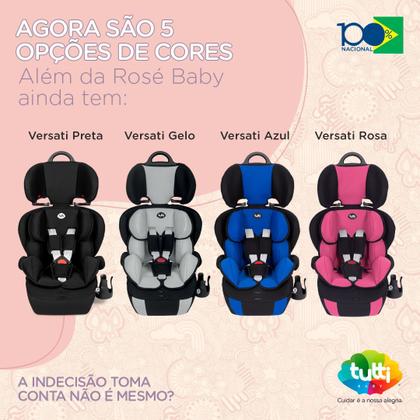 Imagem de Cadeira Cadeirinha Booster Infantil Para Carro Versati 09à 36kg Preta Tutti Baby