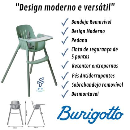 Imagem de Cadeira, Cadeirinha de Alimentação Bebê Portátil Burigotto