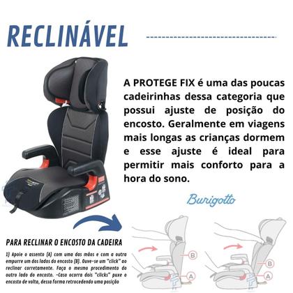 Imagem de Cadeira cadeirinha, infantil para carro Burigotto Isofix