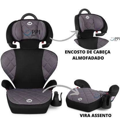 Imagem de Cadeira Cadeirinha Para Carro Infantil Bebê Assento de Elevação Criança Bebê Preto Azul Rosa Cinza Triton II