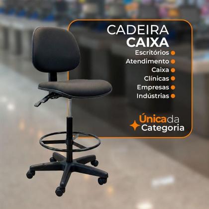 Cadeira Caixa Alta Oficial Operativa Ergonômica Nr17 - Oficial