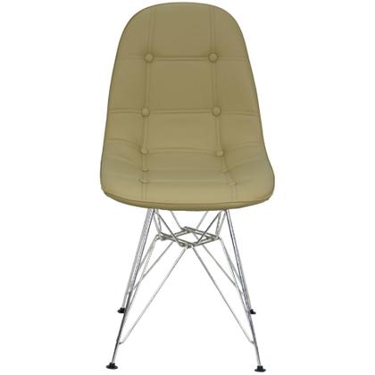 Imagem de Cadeira Charles Eames Botonê Eiffel Base Metal Cromado