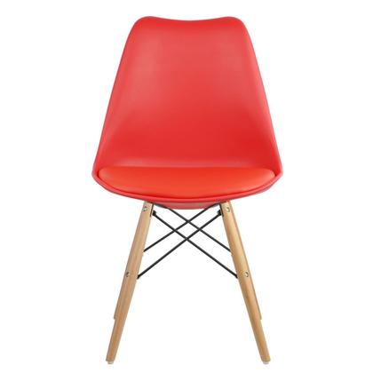 Imagem de Cadeira Charles Eames Dsw Soft Wood Eiffel Estofada